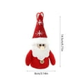 thumbnail image 3 of Christmas Gnome Light Up Gnome Tabletop Decoration Christmas Day Decoration LED Lighted Gnome Indoor Holiday Decor Cute Gnome Figurine Battery Operated 5.9 Inch Small Size, 3 of 7