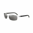 thumbnail image 1 of Cartier CT0046S-001 Gafas de sol unisex con lentes grises rectangulares jaspeadas negras Cartier CT0046S-001, 1 of 1