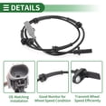 thumbnail image 4 of Sensor de velocidad de rueda ABS Unique Bargains Sensor ABS Sensor de sistema de frenos antibloqueo No.LR081610 para Land Rover para Range Rover Sport 2017-2018 Frontal Izquierdo Frontal Derecho, 4 of 7