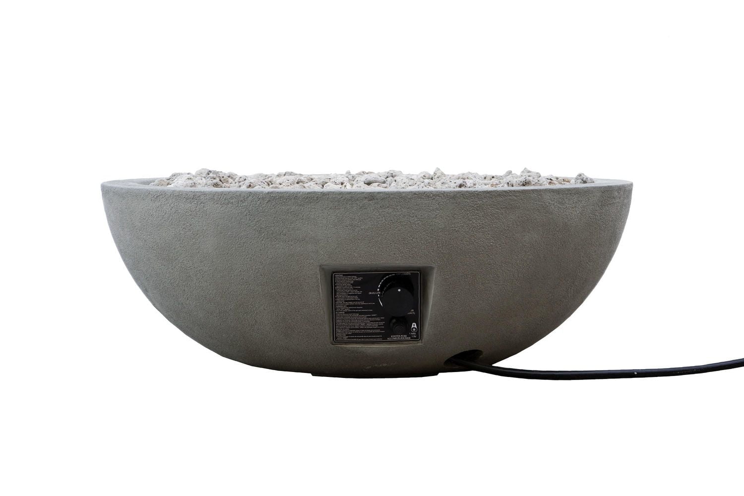 Bond Canmore 36 Inch Envirostone Fire Bowl - 52614, 65,000 BTU