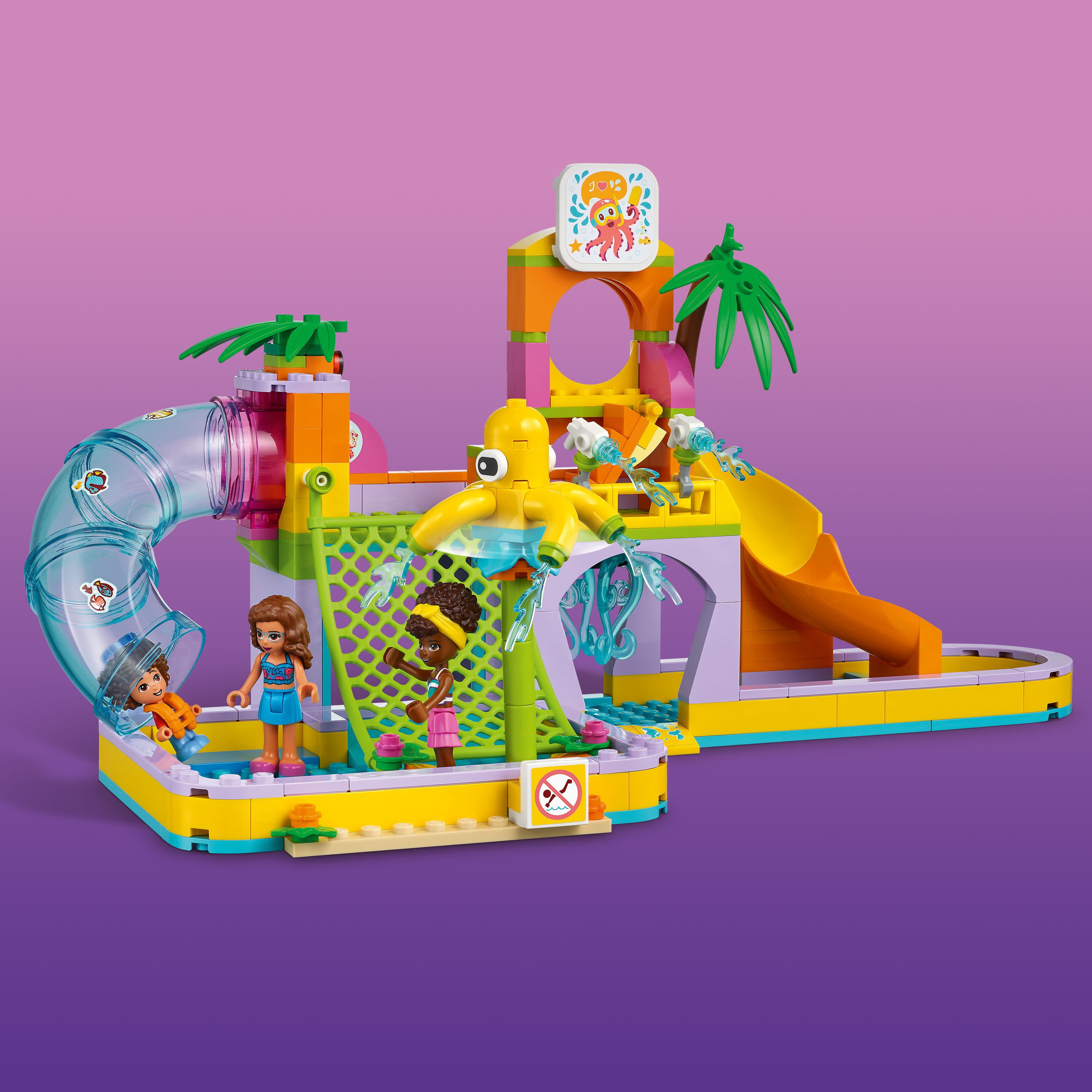 LEGO 41720 Friends Water Park Set 41720 Swimming Pool and Heartlake City Toy Kids Aged 6 Plus, Birthday Gift - Walmart.com
