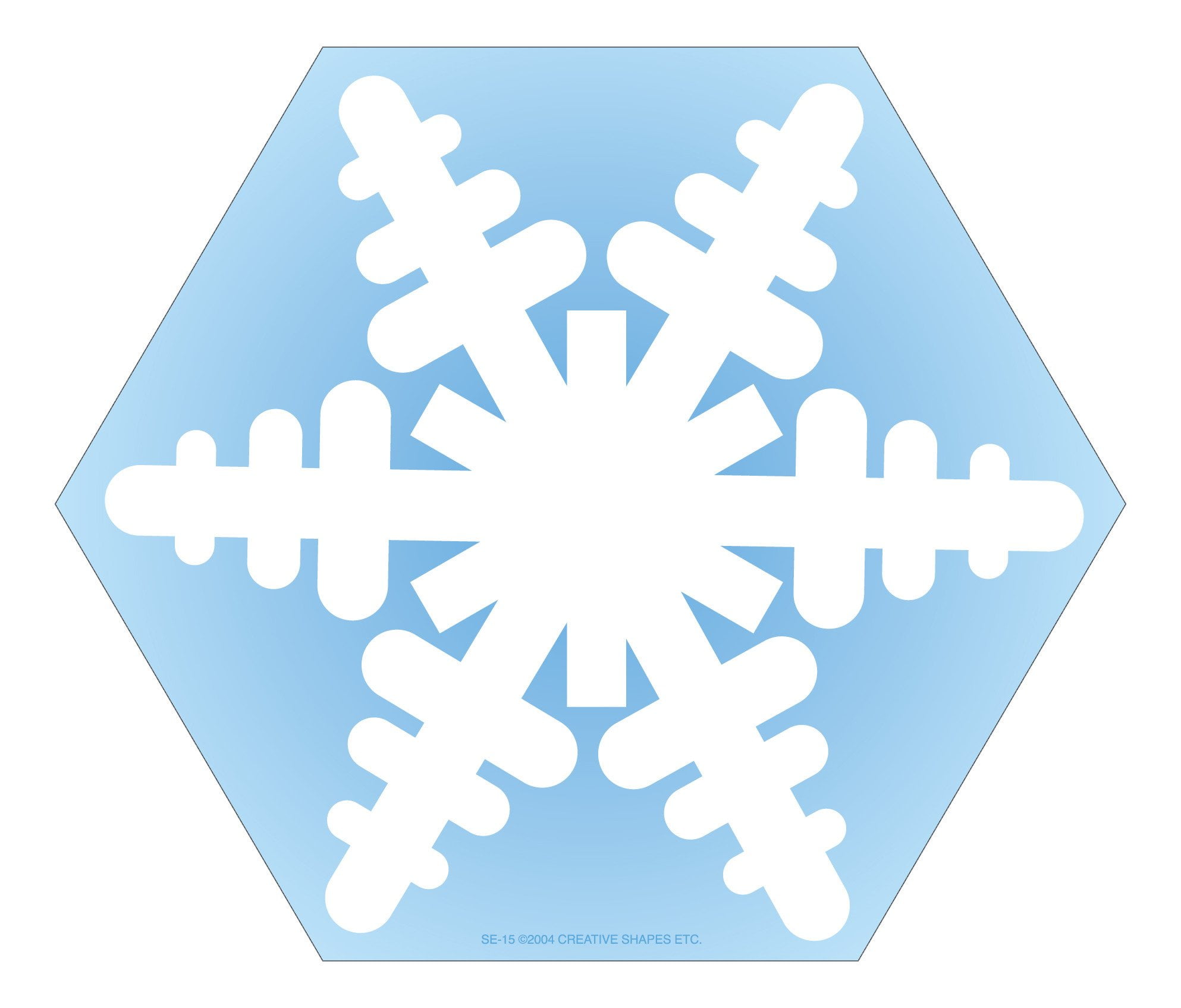 Large Notepad - Snowflake