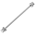thumbnail image 1 of Shisuyan Necktie Pin Clasp Silver Tone Shirt Collar Decoration 1Pack, 1 of 8