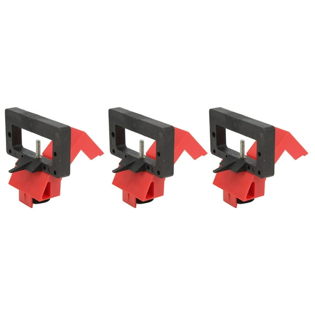 Circuit Breaker Clamp On Lock, Heavy Duty Engineering Plastic High Low Temp Resistant Circuit Breaker Lockout For Home Industry For Less 70mm Handle