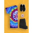 thumbnail image 3 of Love Techno Style Heart Tie Dye Spiral Women -Image by Shutterstock, Female Large, 3 of 4