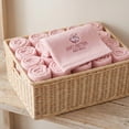 thumbnail image 7 of REGALWOVEN Ultra Soft Cotton Hand Towel with Cute Embroidery, 13 x 29 Inch Absorbent Decorative Towel for Bathroom, Kitchen Pink 1pk, 7 of 7