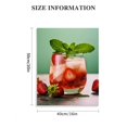 thumbnail image 3 of Erapdaur Strawberry Juice Canvas Wall Art Decor for Bedroom Kitchen Living Room Office - High Definition Prints with Hangable Hooks 16x20 in, 3 of 5