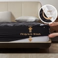 thumbnail image 6 of BEDLORE Queen Size Mattress Topper, Soft Pillow Top Mattress Pad for Back Pain Relief, Fluffy Breathable Mattress Cover with 6-18 Inches Deep Pocket, 6 of 8
