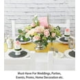 thumbnail image 5 of Caminos de mesa con lentejuelas doradas, 10 piezas, 12x108, fiesta de boda, Catering, evento, camino de mesa dorado, decoración navideña con purpurina, 5 of 5