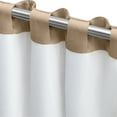 thumbnail image 2 of Chevron 80C/20P Sustainable Triple Lined Rod Pocket w/Back Tabs Panel 48x84 Natural, 2 of 5