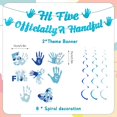 thumbnail image 2 of Banner decorativo de cumpleaños ITHKIRHO Hi Five 5th Birthday, 2 of 7