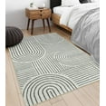 thumbnail image 3 of Moynesa 4'x6' Abstract Area Rugs for Bedroom Room, Ultra-Thin Soft Washable Rug Non-Slip Modern Living Rug Indoor Throw Carpet for Laundry Room Entryway Office Kitchen, Black, 3 of 8