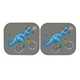 thumbnail image 7 of Disketp 2 Piece Fun Riding Dinosaur Pattern Windshield Sunshades,Folding Windshield Sun Shade For Car Suv Trucks Sedan,Blocks Uv Rays Sun Visor Protector-Small, 7 of 7