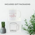 thumbnail image 4 of CTDream Wedding Party Personalized 11oz. Coffee Mug Gift, The Future Mrs. Miller, Faux Pink Glitter, 1-Pack, Custom Name Bridal Shower Engagement Wedding Anniversary Vow Renewal Present Ideas, 4 of 7