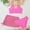 Pink, variant on Girls' Swimwear Girls' 3 Piece Bikini Set with Cover Ups Skirt Kids Bathing Suits for Kids 8-9 Years