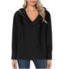 cfhntfmh Womens Fashion Shirts Soft V Neck Collared Long Sleeve Solid Color Tops Fall Spring Comfy Dress Casual Blouses