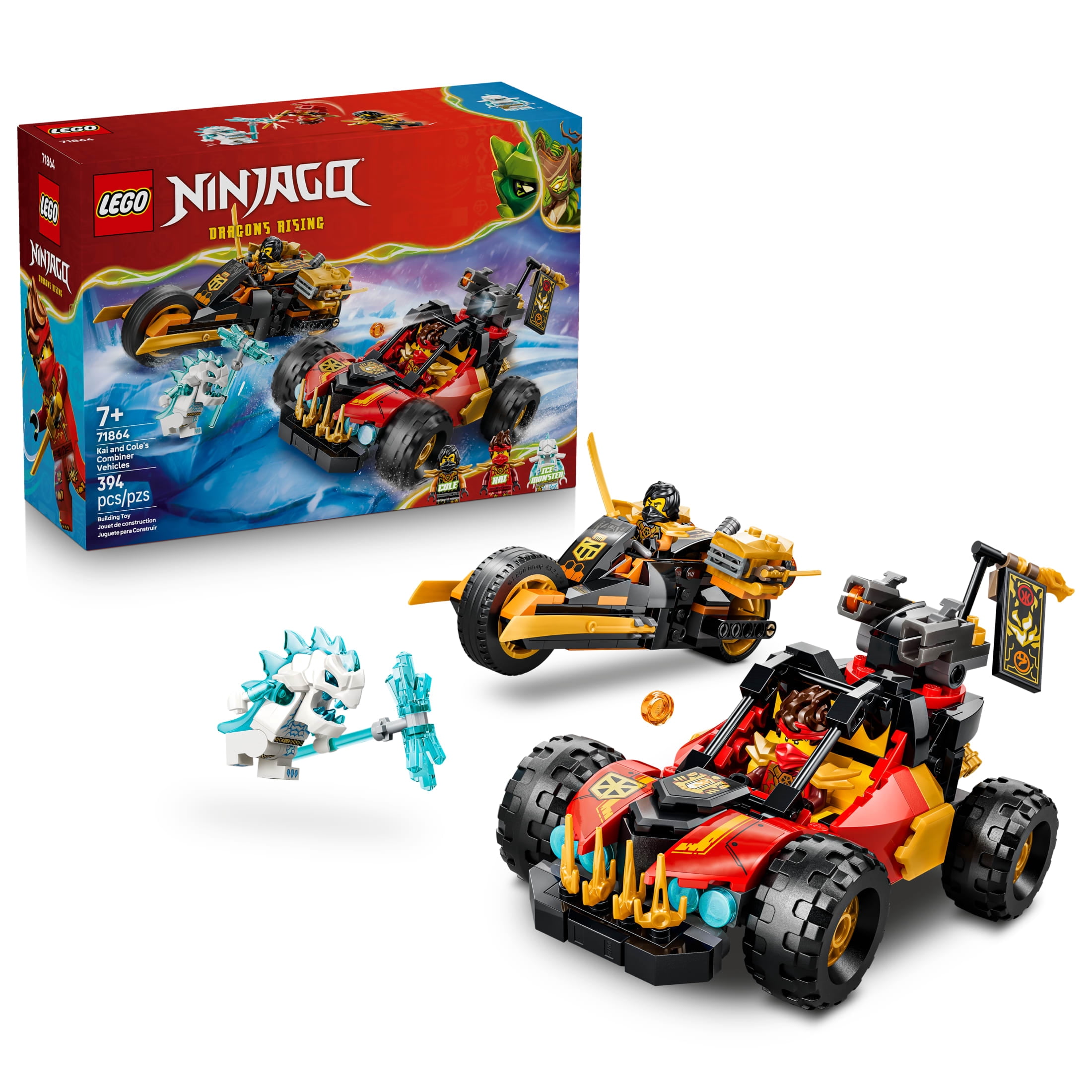 LEGO NINJAGO Zane's Golden Dragon Jet, 71770 Toy Plane Set for