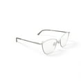 thumbnail image 3 of Walmart Women's MV016 Chelsea Cat Eye Prescription Eyeglasses with Case, Silver, 3 of 6