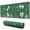 Green Christmas Pattern, variant on Long Mouse Pads for Desk,Green Christmas Pattern Desk Mats on Top Of Desks, Desk Mouse Pad Extra Large with 3mm Non-Slip Base and Stitched Edge for Gaming,Office,Work,Home 31.5x11.8in