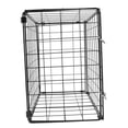thumbnail image 3 of OULII 1Pc Practical Black Foldable Cat Carrier Cage Rust Resistant for Pet Use, 3 of 7