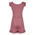 thumbnail image 4 of GZWYHT Bathing Suit for Women One Piece Swimsuit Women Women Swim Romper With In Bra And Pockets Full Coverage Bathing Suits Boyleg Jumpsuit Swimsuit Womens Swimsuits Women Beach Fashion Red XXL, 4 of 5