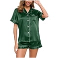 thumbnail image 2 of XuJwPNcy Womens 2 Piece Outfits Summer Plus Size Suits Half Sleeve Print Shirts and Drawstring Sweatpant Lounge Sets, 2 of 7