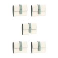 thumbnail image 1 of Monedero de cuero Qarigey Rectangular tres pliegues Color sólido, 1 of 6