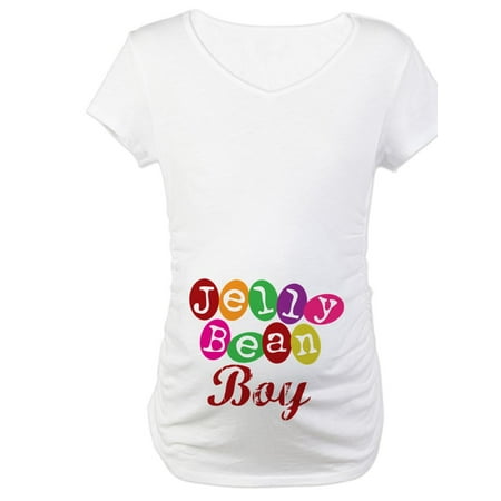 

CafePress - Jelly Bean Boy Maternity T Shirt - Cotton Maternity T-shirt Cute & Funny Pregnancy Tee