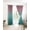 Green, variant on Ombre White Blackout Curtains 45 Inches Long for Bedroom, Romatic Purple Art Thermal Insulated Room Darkening Black Out Window Curtain Panels Grommet Drapes for Living Room