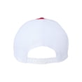 thumbnail image 2 of Atlantis Headwear B79295700 Sustainable Recy Three Trucker Cap, Red & White - Adjustable Size, 2 of 2