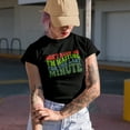 thumbnail image 2 of Don't Rush Me, I'm Waiting for the Last Minute, Procrastination Themed, Groovy Retro Wavy Text Merch Gift, Black T-Shirt, XL, 2 of 5