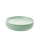thumbnail image 1 of Toystoory Paquete de 4 platos de plástico para comida, para cena, hogar, Hotel, comedor, Bar, cocina, vajilla, reutilizable, lavable, para Kits de desorden para acampar, 1 of 6