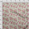 thumbnail image 3 of oneOone Rayon Fuschia Pink Fabric Floral Sewing Fabric By The Yard Printed Diy Clothing Sewing Supplies 56 Inch Wide, 3 of 5