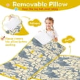 thumbnail image 3 of Pioneer Flower Floral Print Pattern Toddler Nap Mats for Kids Preschool,Sleeping Mat Bag or Kids,Toddler Sleeping Bag,Toddler Nap Mat or Daycare, 3 of 6