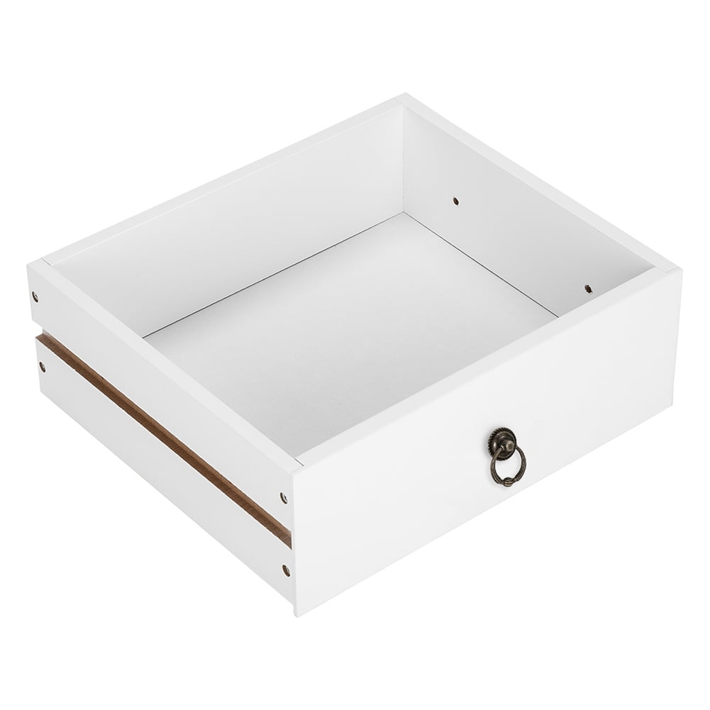 Kepooman Nightstands Bedroom, Modern Beside Table with 1 Drawer Modern Nightstand for Bedroom/Living Room/Office, White Kepooman Nightstands Bedroom, Modern Beside Table with 1 Drawer Modern Nightstand for Bedroom/Living Room/Office, White