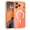 orange, variant on DUEDUE Magnetic Protective Case for iPhone 17 Pro Max, Crystal Clear Orange Back Phone Cover with Enhanced Camera Guard, Anti-Yellowing Slim Fit TPU Bumper Shockproof Case, MagSafe Compatible