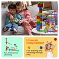 thumbnail image 3 of Bloques de construcción magnéticos Marble Run Toy PicassoTiles de 120 piezas, 3 of 6