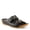 BLACK, variant on Gelatia Women’s Slide Sandal with Laser-cut Straps & Cushioned Wedge