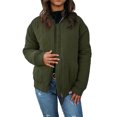 thumbnail image 1 of REDHOTYPE Women's Button Long Sleeve Brushed Jacket Coats with Pockets, 1 of 1