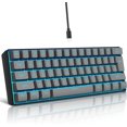 thumbnail image 1 of TEMOGU-60% Wired Gaming Keyboard, RGB Backlit Ultra-Compact 61 Keys 60 Percent Mini Gaming Keyboard for PC/Mac Gamer, Typist, Travel, Easy to Carry on Business Trip(Iron Grey), 1 of 4