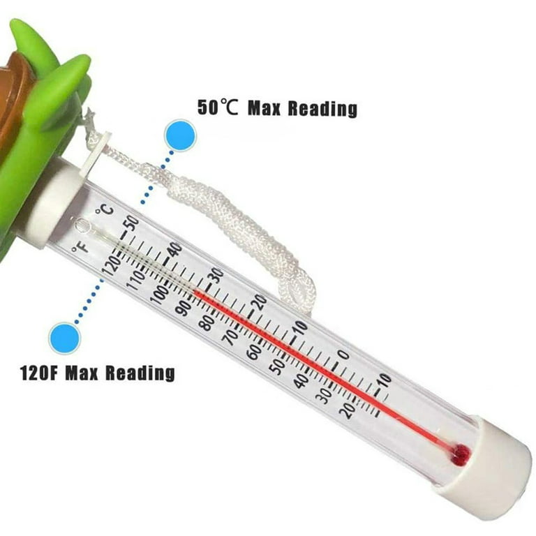 Aqua EZ Floating Pool Thermometer in the Pool Thermometers department at