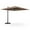 Café, variante sur Costway Parasol Suspendu Déporté Carré de 9,5 Pi pour Patio, 2 Niveaux, Rotation 360°, Extérieur, Café