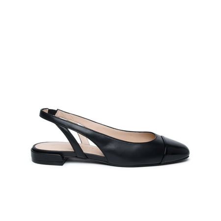 

Stuart Weitzman Woman Black Leather Ballet Flats
