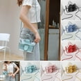 thumbnail image 4 of Dengmore Vintage Crossbody Phone Bag Clear Purses For Women and Men PVC Messenger Handbag Transparent Crossbody Purse Bag For Concert Sports Events and Amusement, 4 of 4