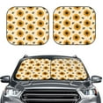 thumbnail image 2 of Yiaed Sunflowers And Bee Print Car Front Windshield Sun Shade,Foldable Anti-UV Car Sunshade for Front Window for Most Vehicles-Medium, 2 of 5