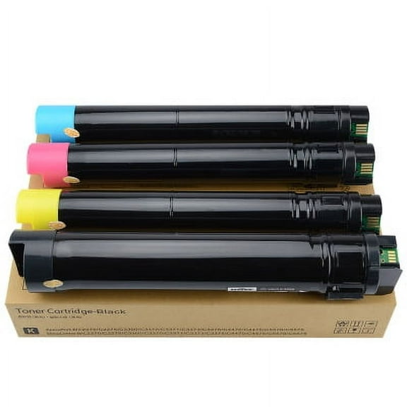 4Pcs Color Toner Cartridge Compatible for Xerox WorkCentre 7525 7530 7535 7545 7556 7830 7835 7855 7970 Toner Kit 006R01513 14 15 16