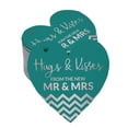 thumbnail image 1 of Inkdotpot Real Silver Foil Hugs & Kisses From The Wedding Tags Favor Hang Paper Tags 100 Pieces, 1 of 6