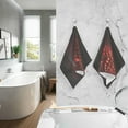 thumbnail image 7 of Dreamtimes Christmas Ball Cotton Hand Towel Set of 2, Highly Absorbent Soft Fingertip Towels for Bathroom Kitchen Hotel Gym Spa, 16 x 28 Inch, 7 of 7