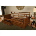 thumbnail image 4 of Kodiak Furniture Lexington Storage Futon in Weathered Brown w/ Rain Mattress, 4 of 6
