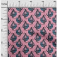 thumbnail image 1 of oneOone Cotton Poplin Pink Fabric Bird Block Sewing Craft Projects Fabric Prints By Yard 42 Inch Wide, 1 of 4